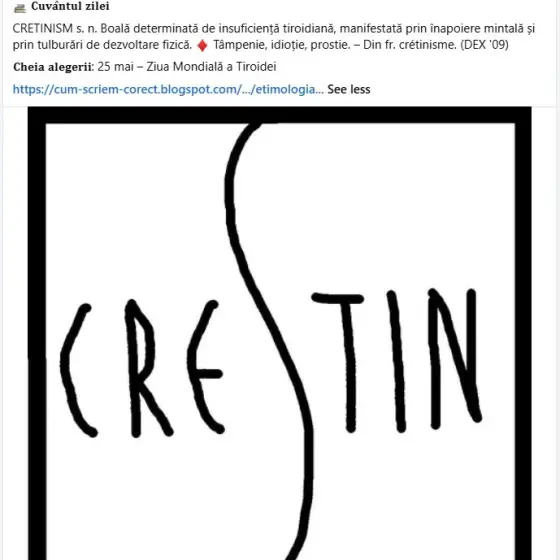 Dexonline nu este DEX! Plângere penală în urma unui nou atac la adresa creștinilor