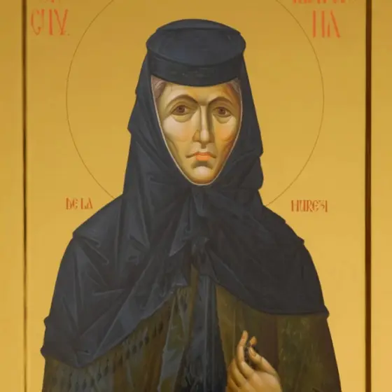 Sf. Cuv. Matrona de la Mănăstirea Hurezi (5 mai), vindecată în chip minunat de Maica Domnului